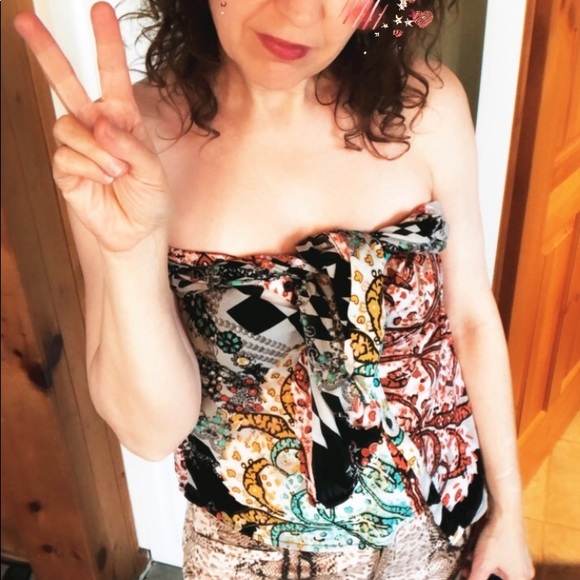 Translucent Colorful Blouse - Picture 3 of 8